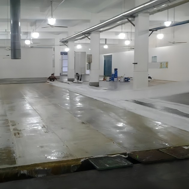 玉林防腐蚀地坪,环氧玻纤地坪，玻纤工业地坪，环氧玻纤布地坪,乙烯基玻纤布地坪产品图3